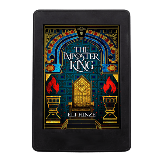 The ancient fantasy book The Imposter King by Eli Hinze
